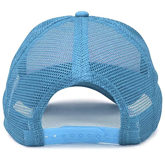 NEW Dead Twitter Bird Parody Foam Trucker Mesh Snapback Hat LIGHT BLUE - Picture 2 of 3